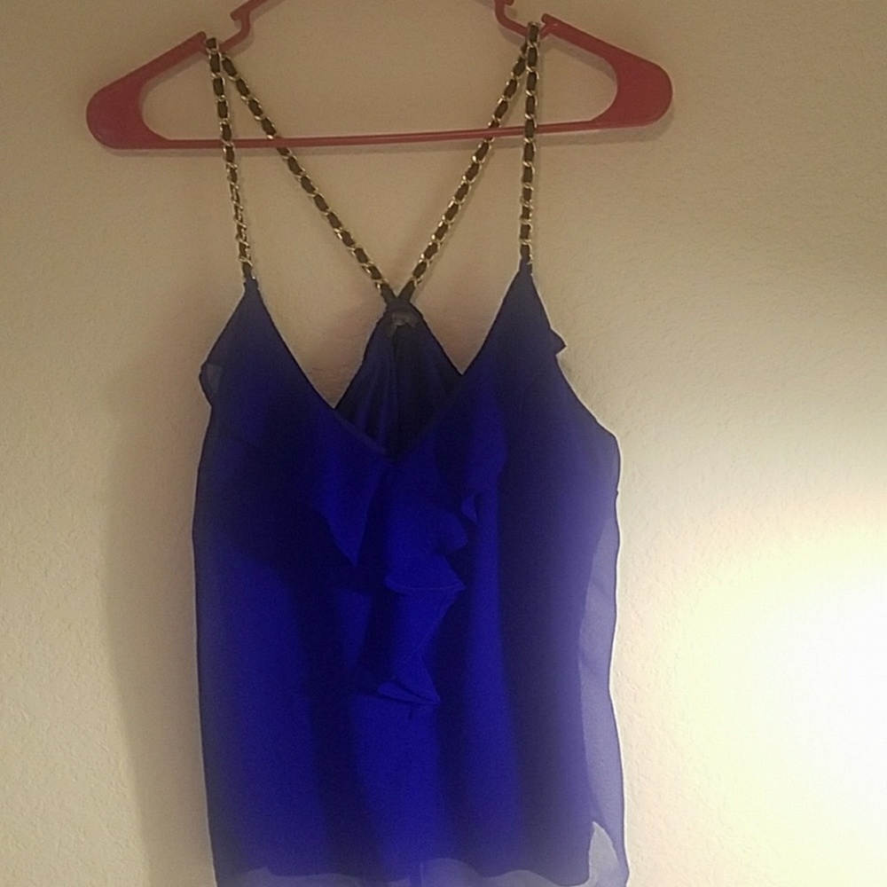 Blue fancy shirt